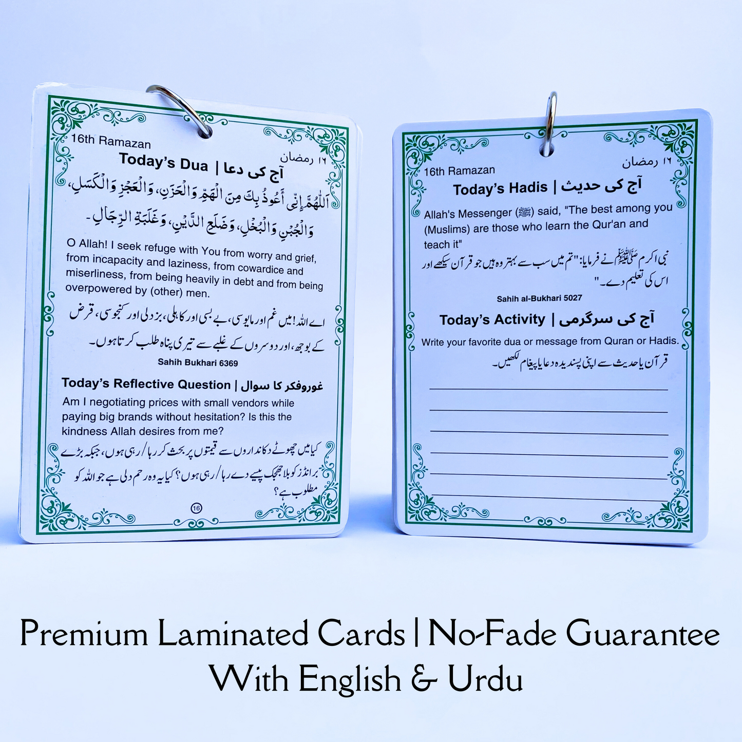 Ramadan Guide Cards