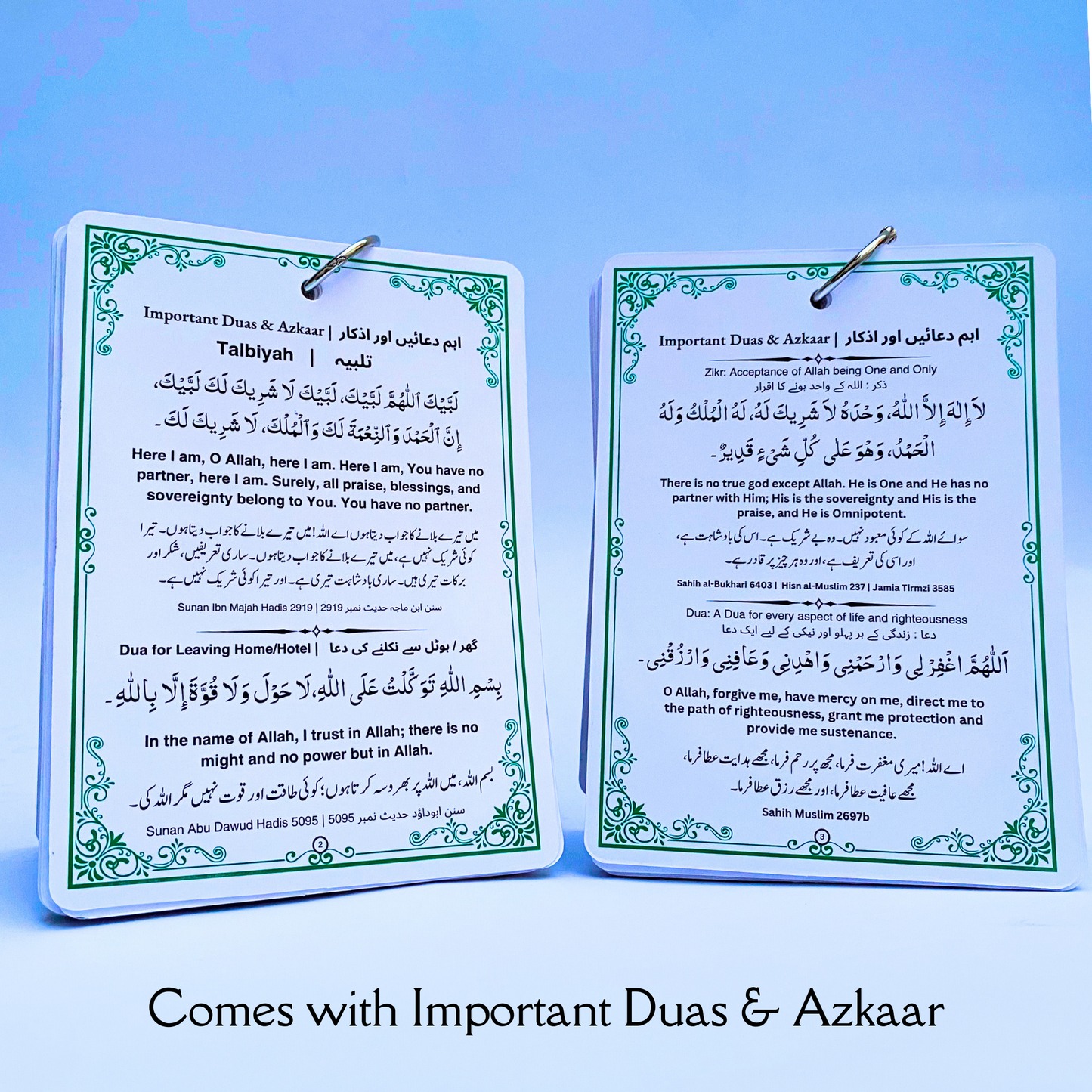 Hajj Guide Cards