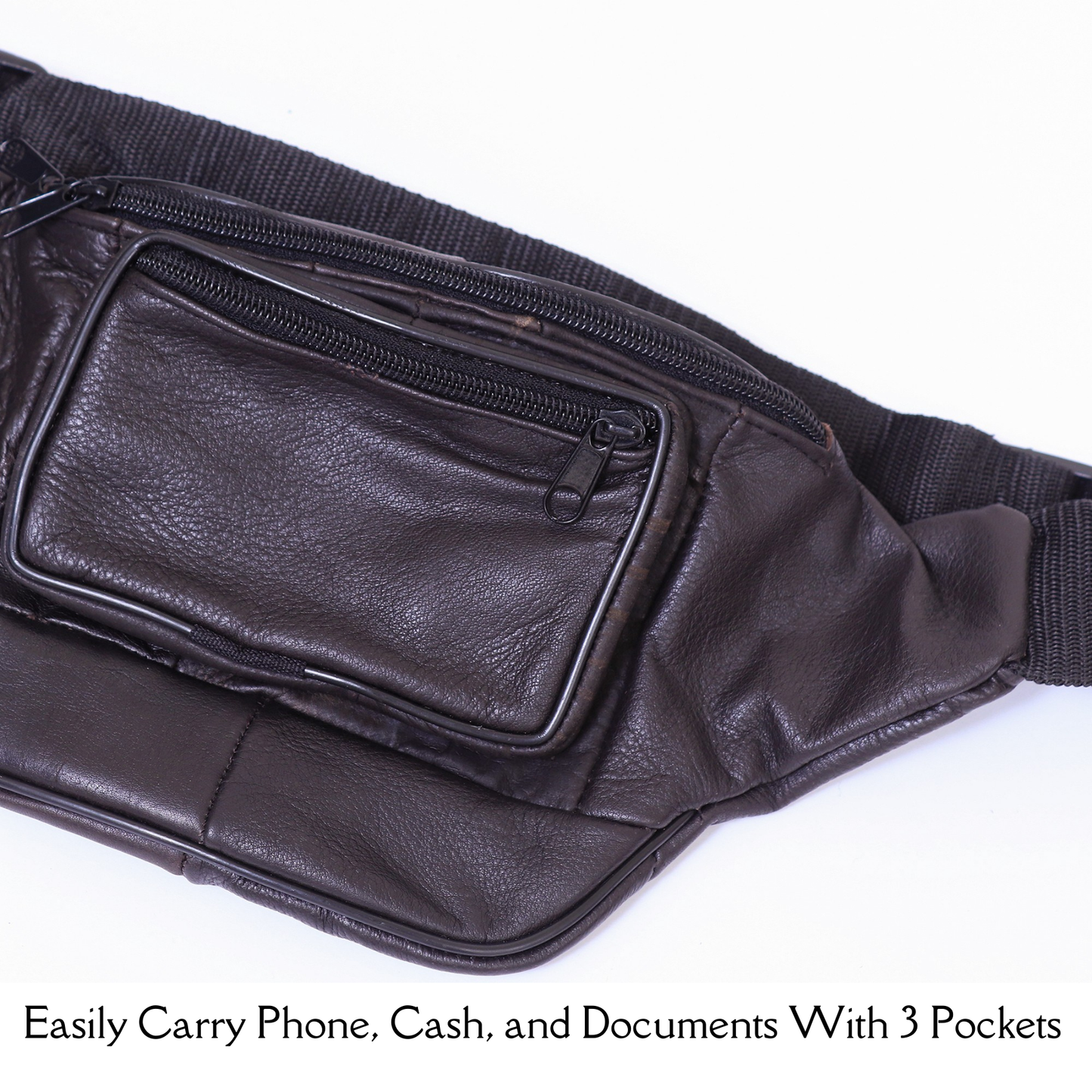 Ihram Leather Belt Bag