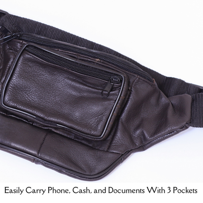 Ihram Leather Belt Bag