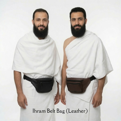 Ihram Leather Belt Bag